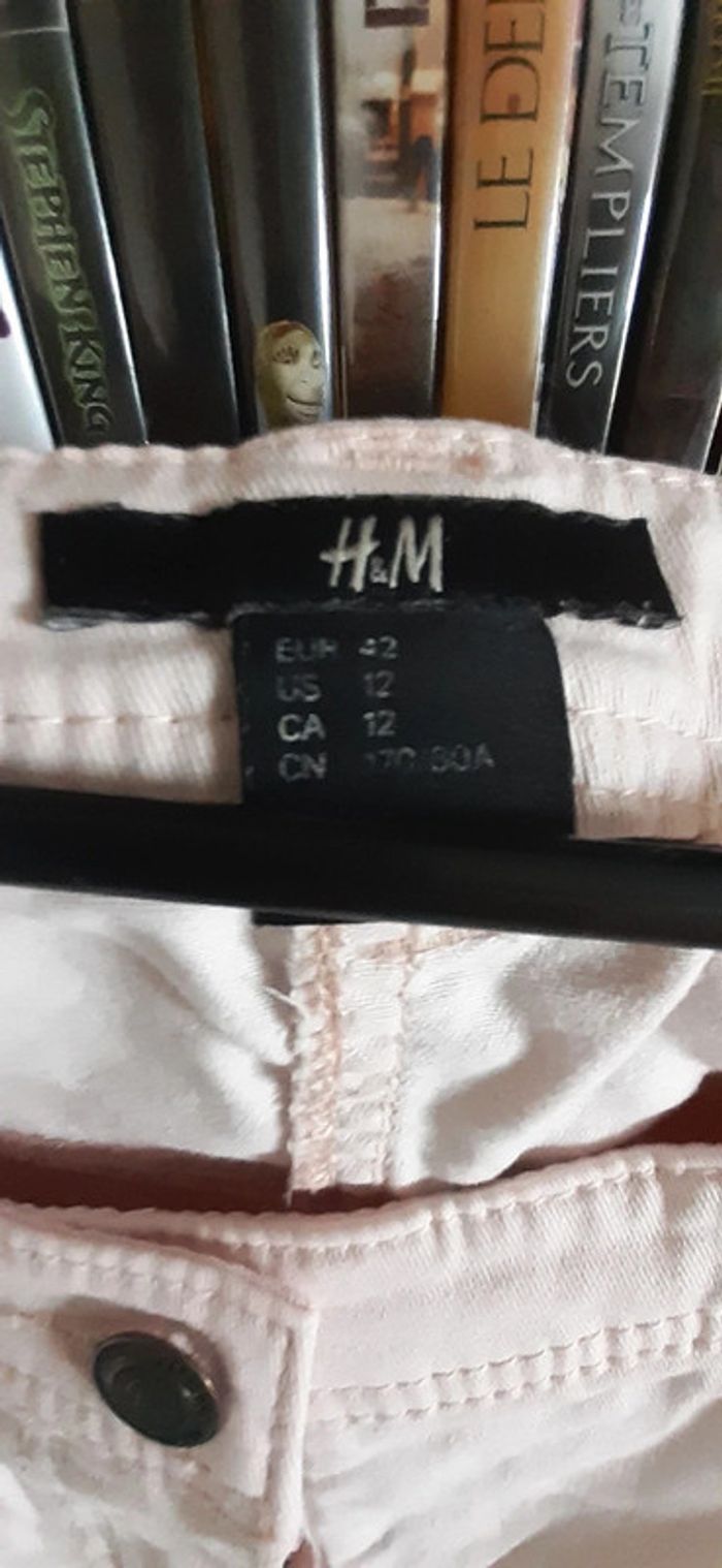 Jean fin rose poudré 42 - photo numéro 2