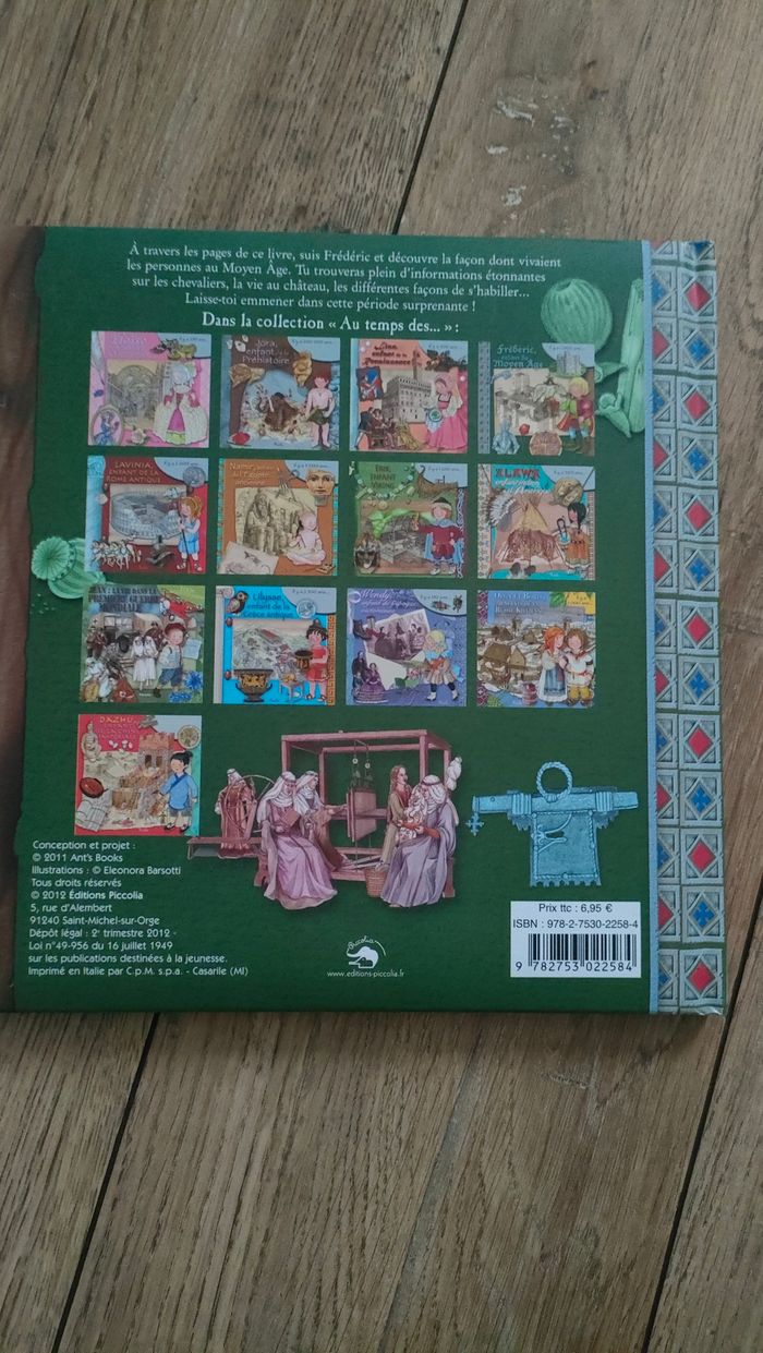 Livre Frederic enfant du moyen âge - photo numéro 2