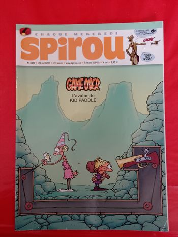 Spirou magazine, n° 3810, avec le supplément, 2011