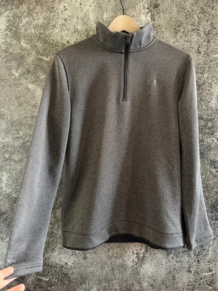 Sweat sport homme Under Armour taille M Sudadera deportiva hombre Felpa uomo Herren Half zip 1/4 zip