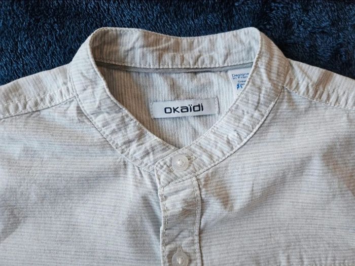 Chemise col mao 8 ans Okaidi - photo numéro 3
