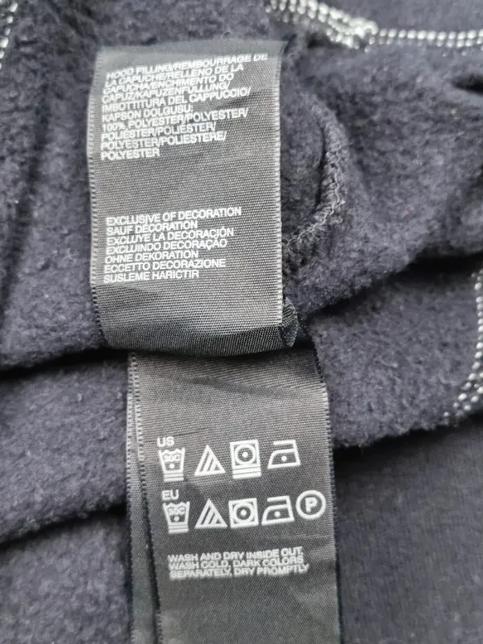 Sweat à capuche boutonné 3/4 Tommy Hilfiger bleu marine XL Femmes - photo numéro 8