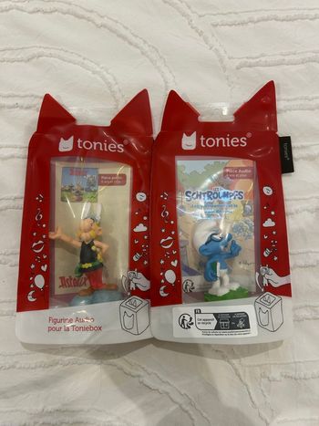 LOT TONIES ASTÉRIX + SCHTROUMPFS