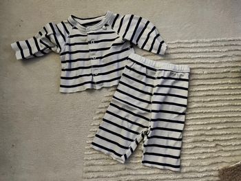 Ensemble à rayures Petit bateau