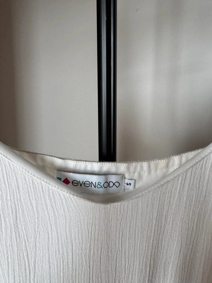 Robe courte blanche S Even&Odd - photo numéro 2
