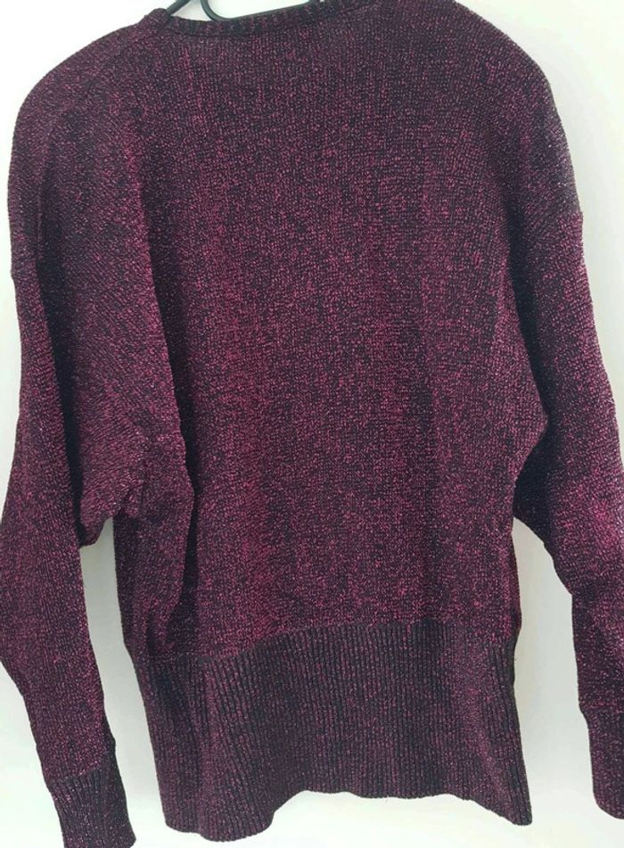 Pull coton fibre métallique pierre cardin taille 38 - photo numéro 3
