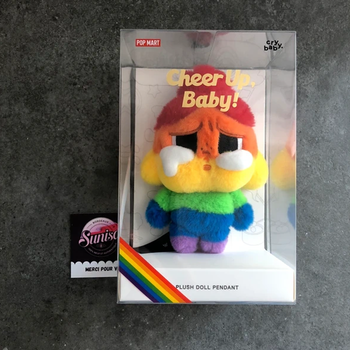 Pop Mart Cry Baby Cheer Up Plush Doll Pendant