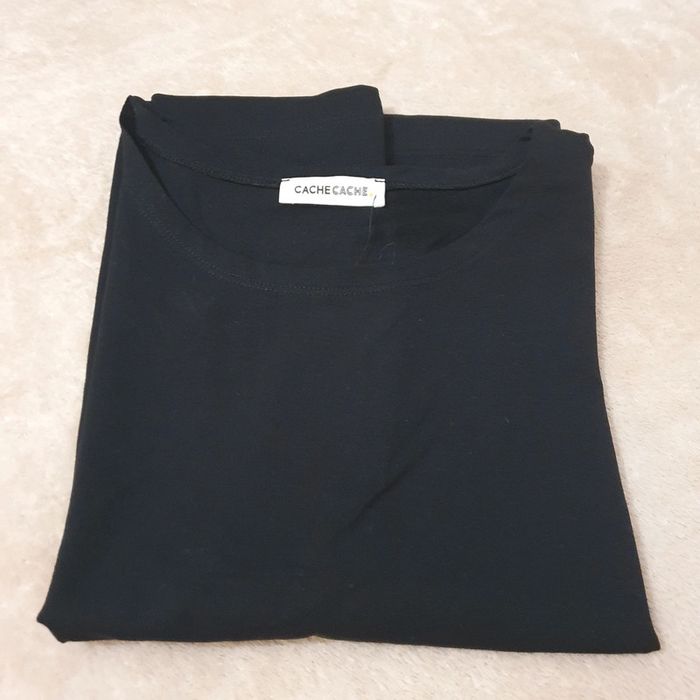 Joli haut noir sans manche taille XL Cache-cache - photo numéro 2