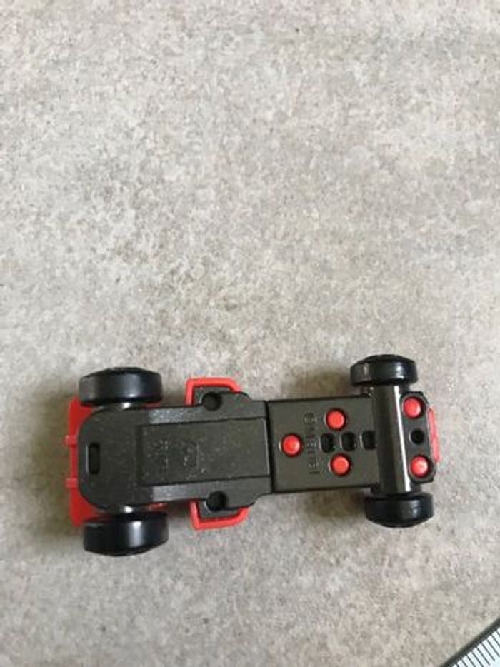 petite voiture kinder mattel rouge orange très bon état - photo numéro 3