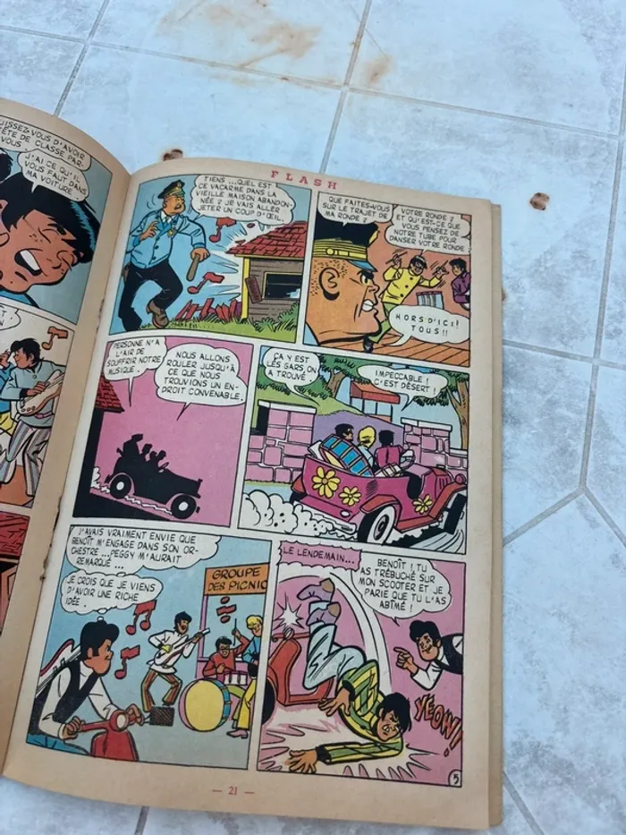 Flash La pierre philosophale (Éclair Comics1971) BD vintage rare - photo numéro 3