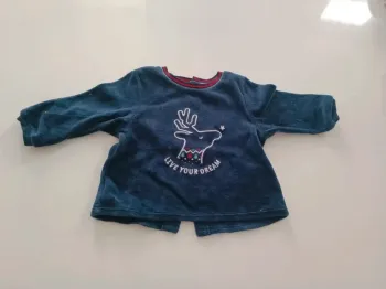 Pulls velours 12 mois