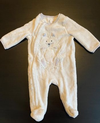Pyjama Sergent Major blanc 6 mois