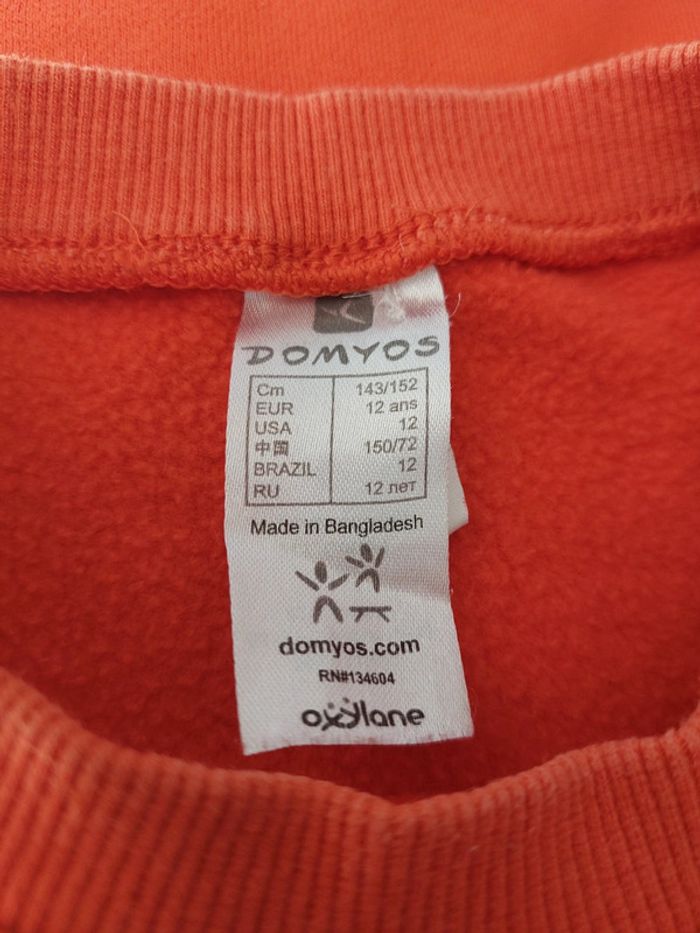 Sweat Oxylane taille 12 ans - photo numéro 3