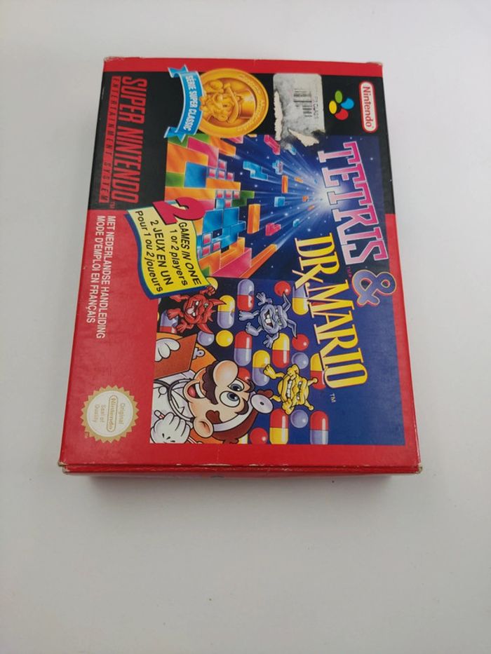 Tetris & Dr Mario / Super Nintendo snes / pal / fr / fah complet - photo numéro 6