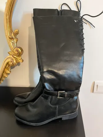 Bottes cavalière noir 37