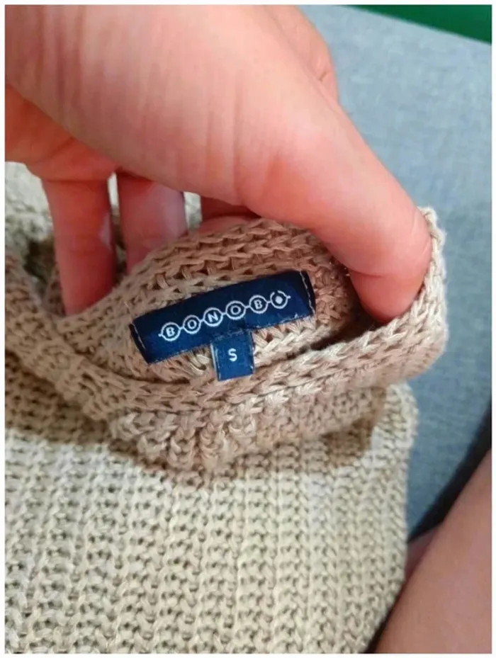 C26 pull beige Bonobo S - photo numéro 3