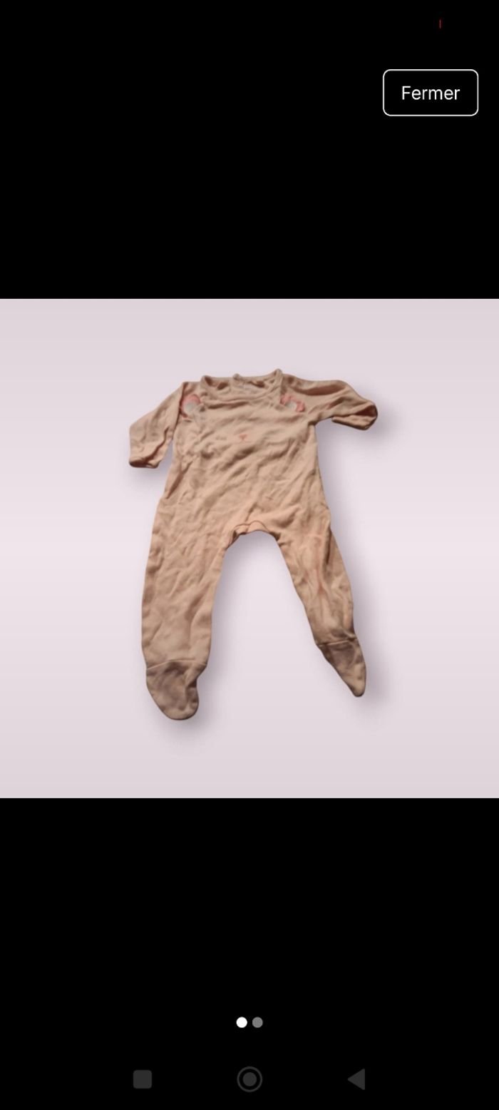 Lot de pyjamas fille 3 mois - photo numéro 4