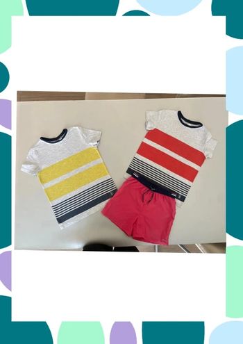 Lot T-shirts et short Okaïdi