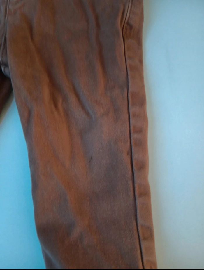 Pantalon épais marron 6 9mois - photo numéro 2