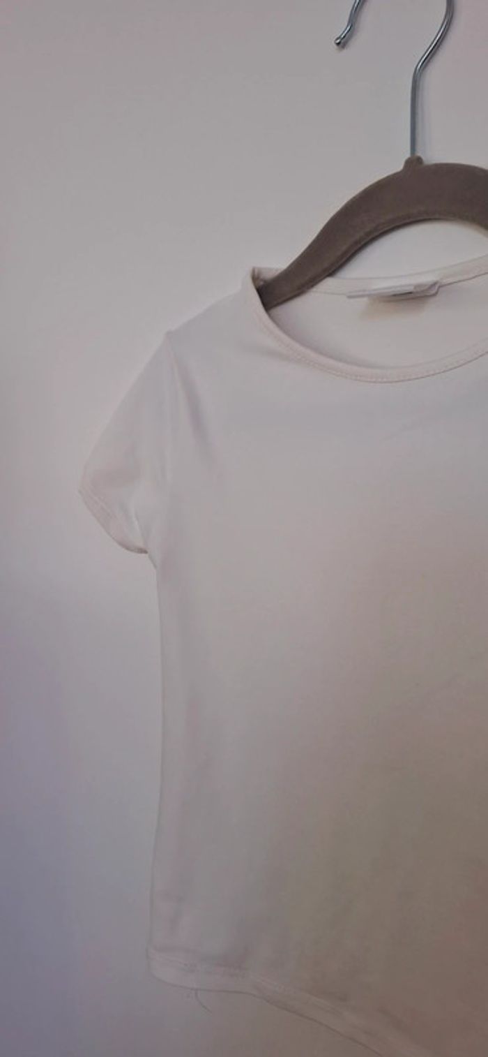T-shirt blanc Zara Kids – Taille 6/7 ans - photo numéro 3