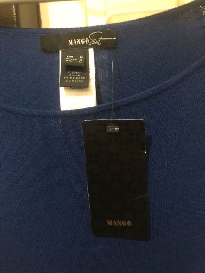 Robe moulante bleu MANGO - photo numéro 3
