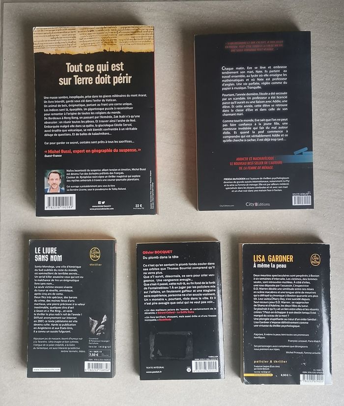 6 Thrillers - La prof de Freida McFadden - Michel Bussi - Lisa Gardner - photo numéro 2