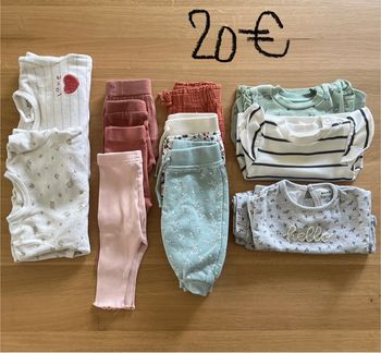 Lot 3 mois fille