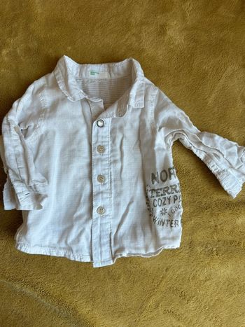 Chemise bébé légère confort benetton