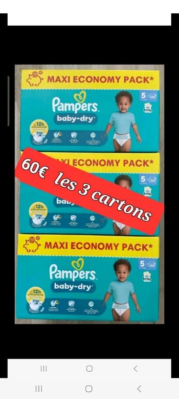 Pampers taille 5