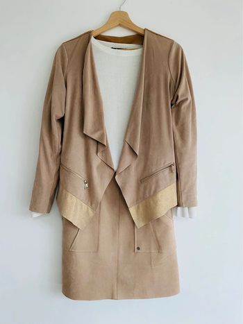 Ensemble Charlott’ suédine couleurs naturelles