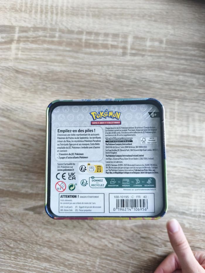 Tin cube boosters Pokemon - photo numéro 5