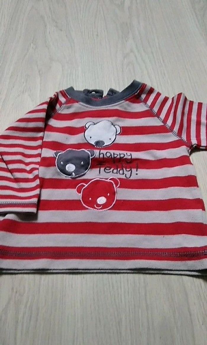 Maillot manches longues bébé garçon 6 mois