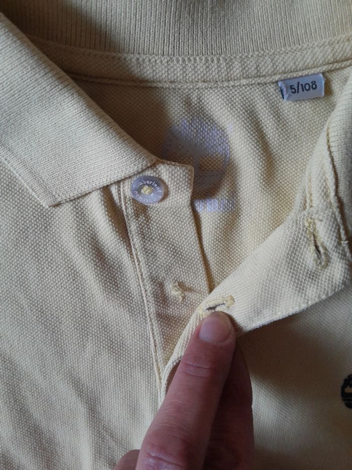 Polo Jaune clair Timberland 5 ans petit garçon 👦 - photo numéro 6