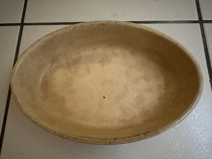 petit plat ovale marron en céramique - photo numéro 2