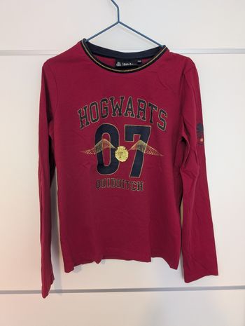 Tshirt Harry Potter Hogwarts Quidditch 10 ans neuf