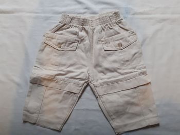 Pantalon beige multi poches