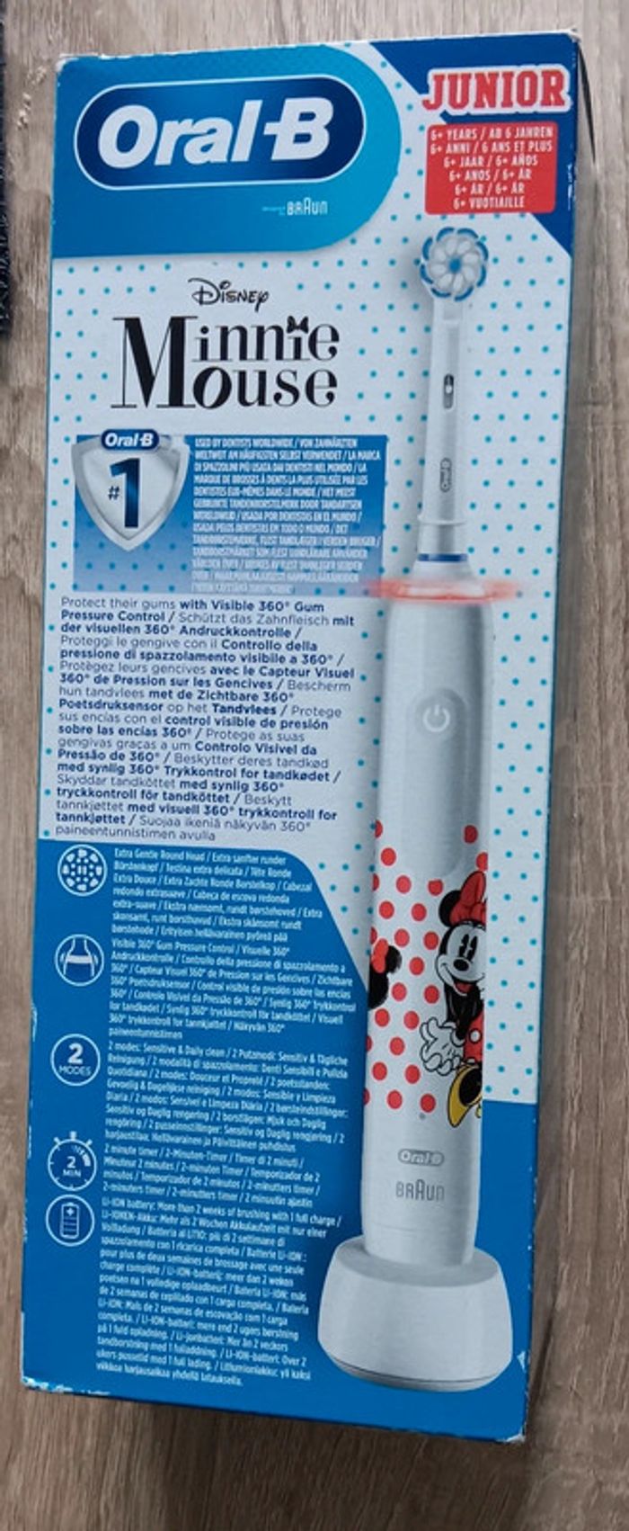 Brosse à dent électrique enfant Minnie Mouse - photo numéro 3