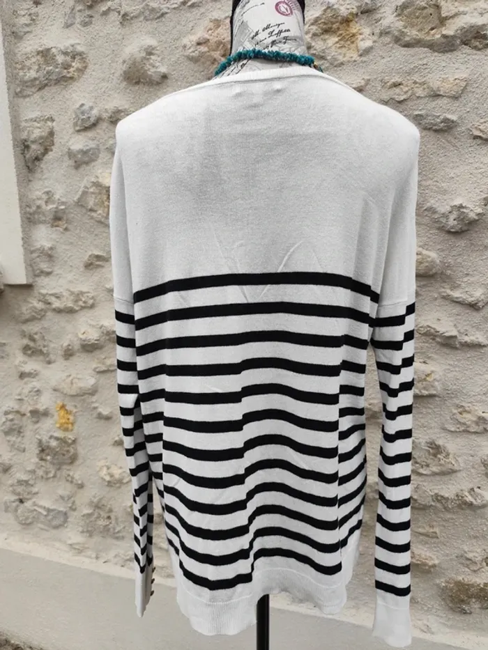Superbe marinière femme taille M oversize - photo numéro 6