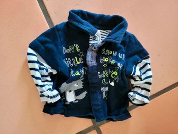 Chemise manches longues 1 mois