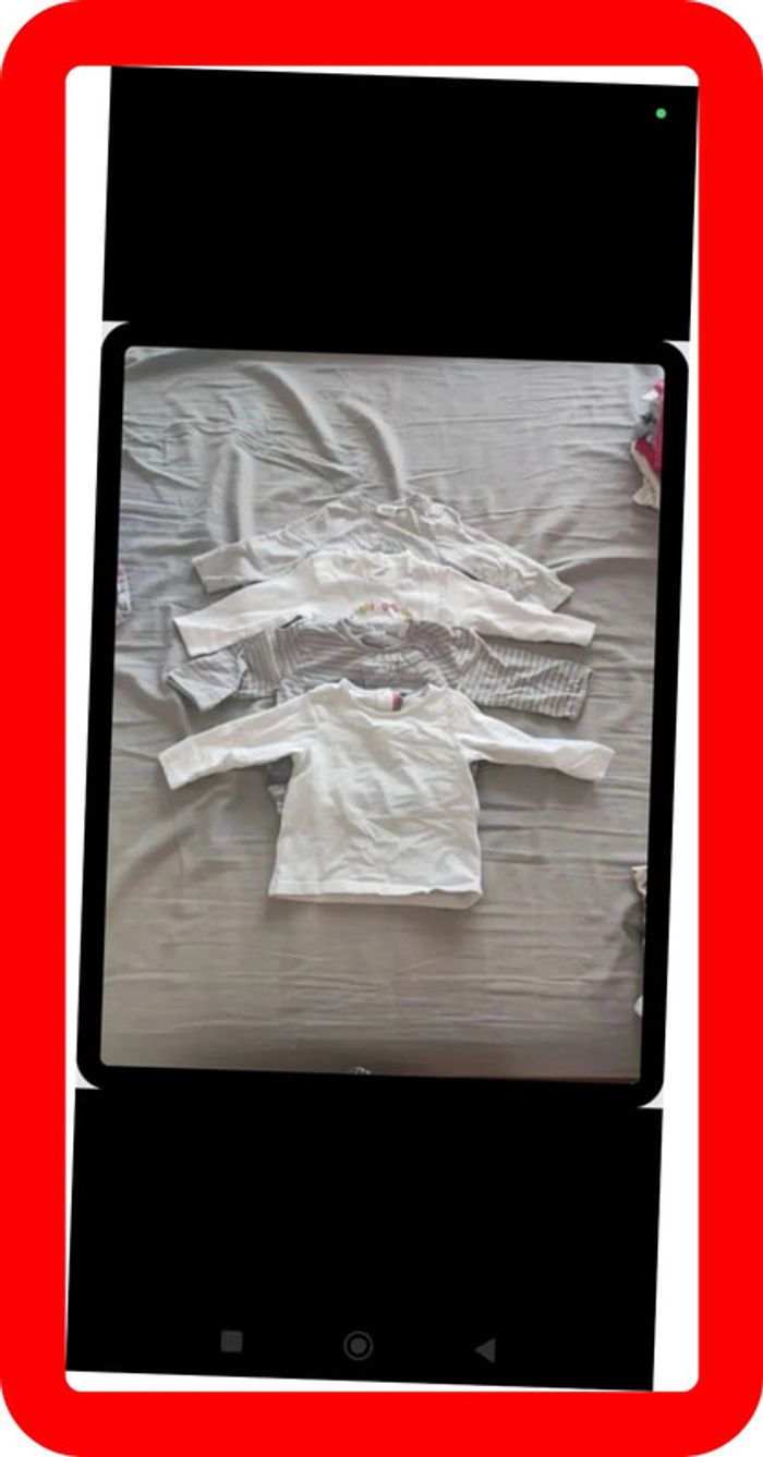 Lot de 4 sous pulls 9 mois
