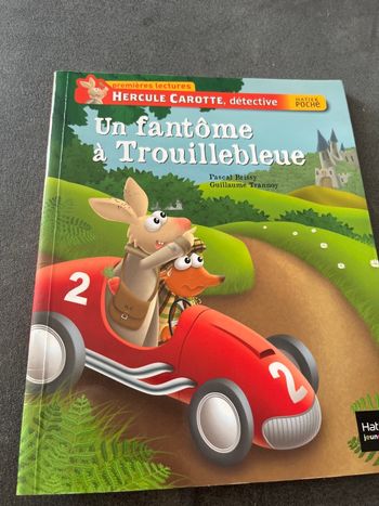 Livre cp hercule carotte hallier un fantôme a trouillebleue