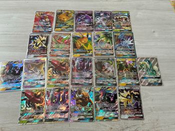 Lot de cartes Pokémon GX bloc Soleil et Lune