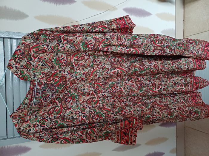 robe en soie manches 3/4 Taille 48