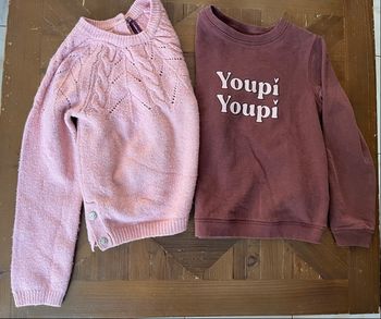  Lot pulls 9 ans fille