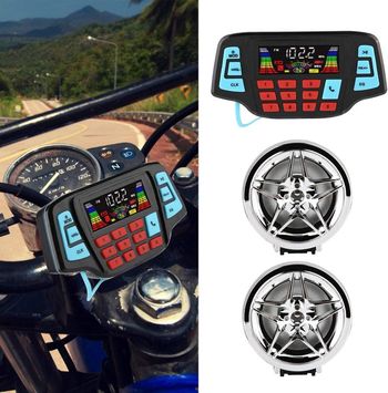 Système Audio Moto Bluetooth MP3 Haut-parleurs Stéréo Suuonee - Neuf