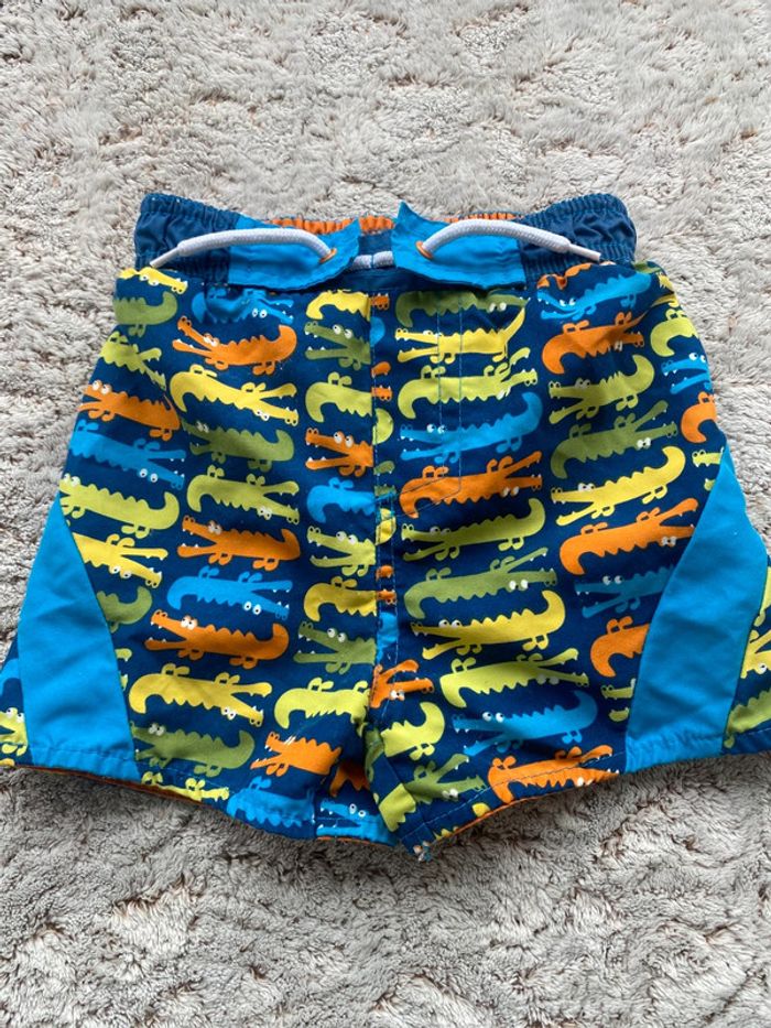 Joli short de bain 🐊 12/18 mois - photo numéro 2