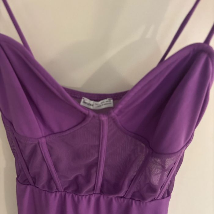 Robe violet BERSHKA - photo numéro 5