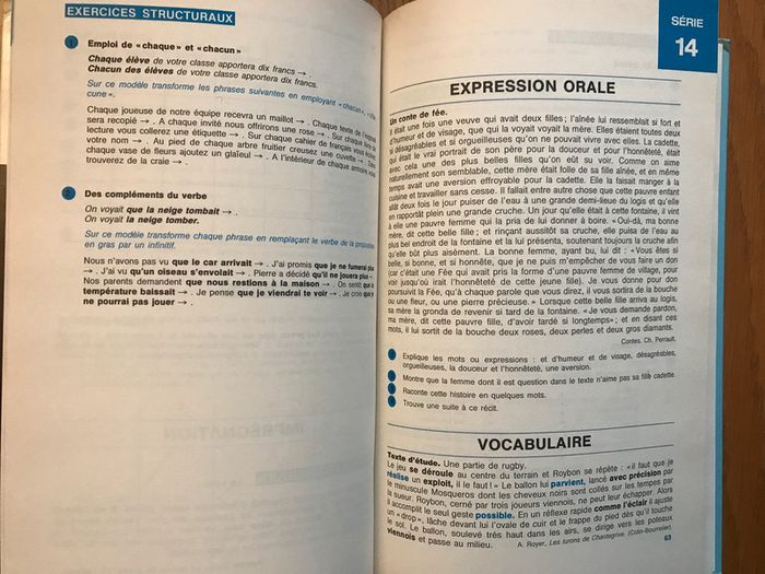 Du vocabulaire à l’expression - CM1 - édition 1981 - photo numéro 2