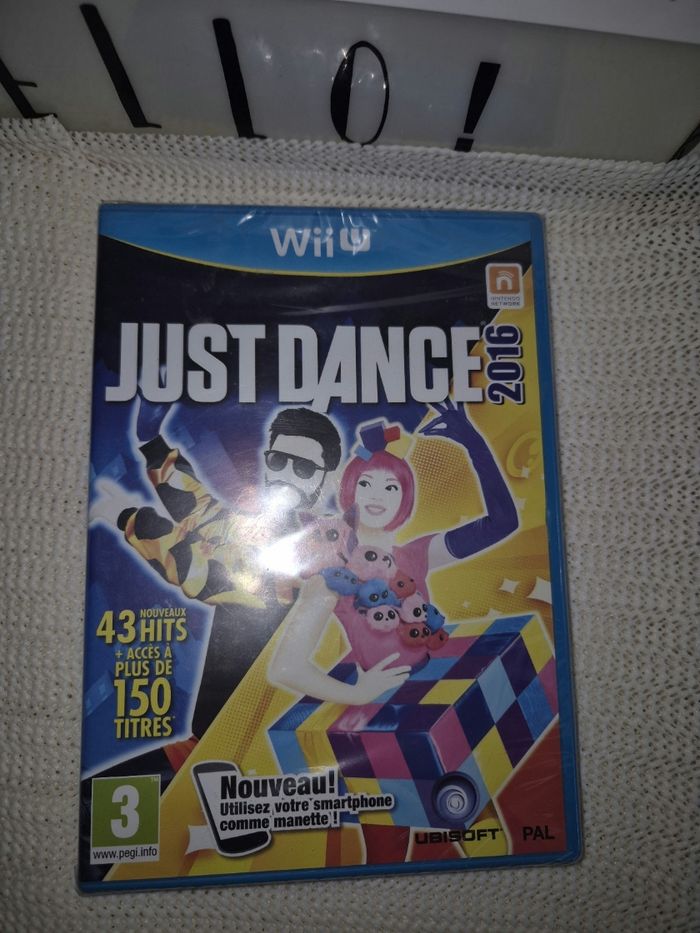 Just dance 2016 wii U neuf sous blister