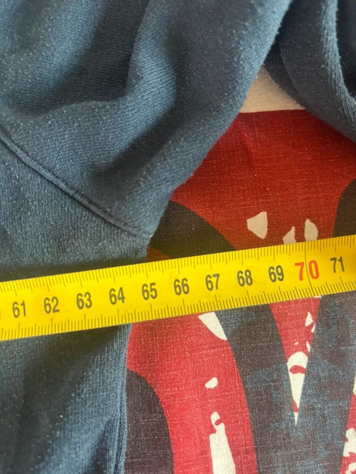 Veste manche longue bleu marine à rayure blanche et rouge Umbro xl - photo numéro 16